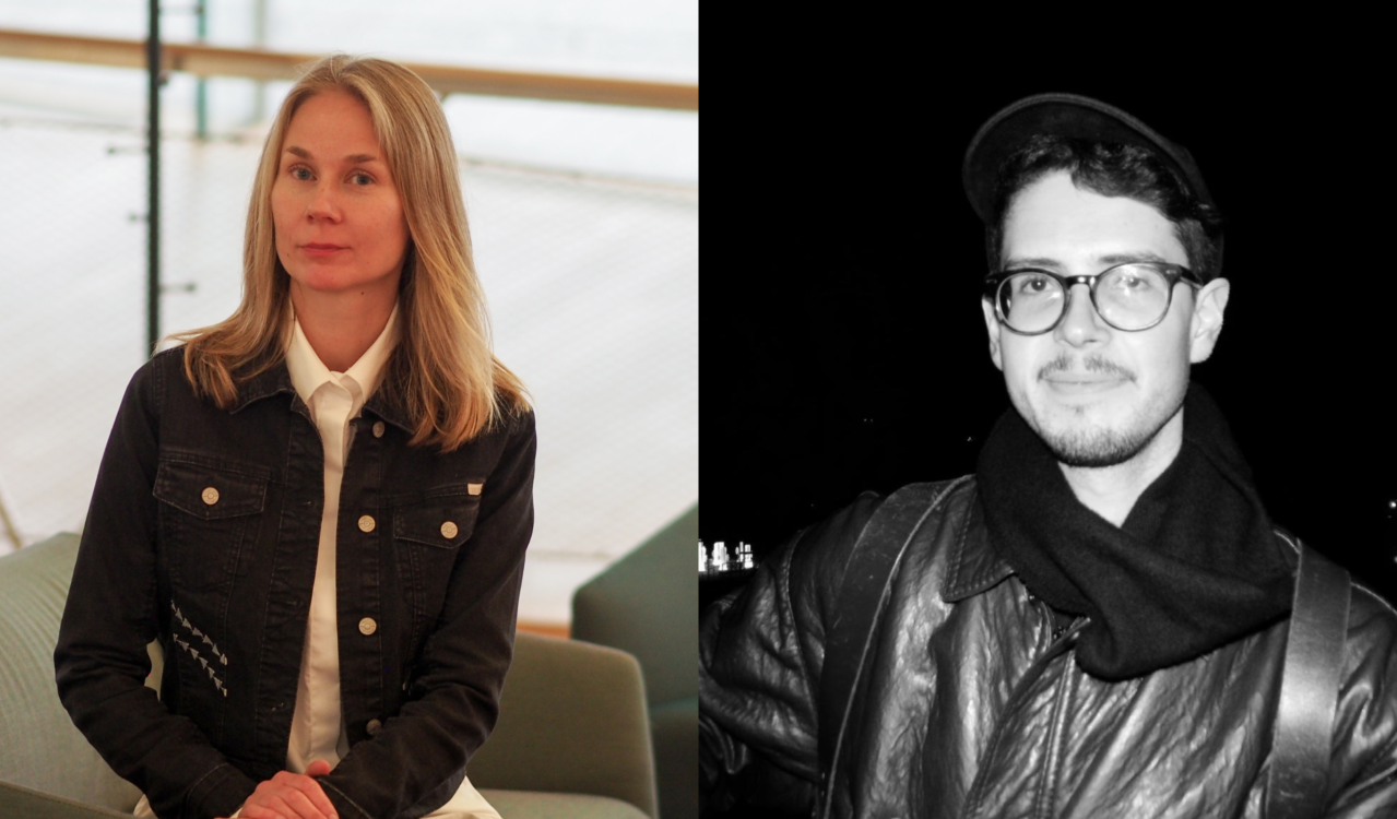 Niina Holm ja Carlos Lievonen erillisissä kuvissa